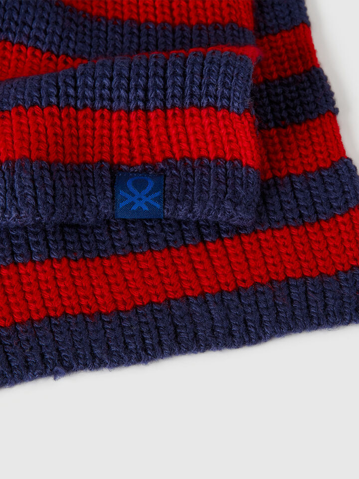 KNITTED SCARF Junior Boy image number 3